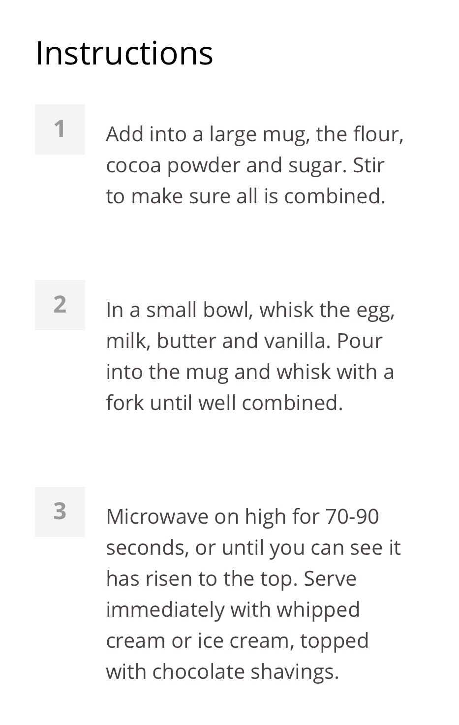 5 Minutes Chocolate Mug Cake. #summervibes