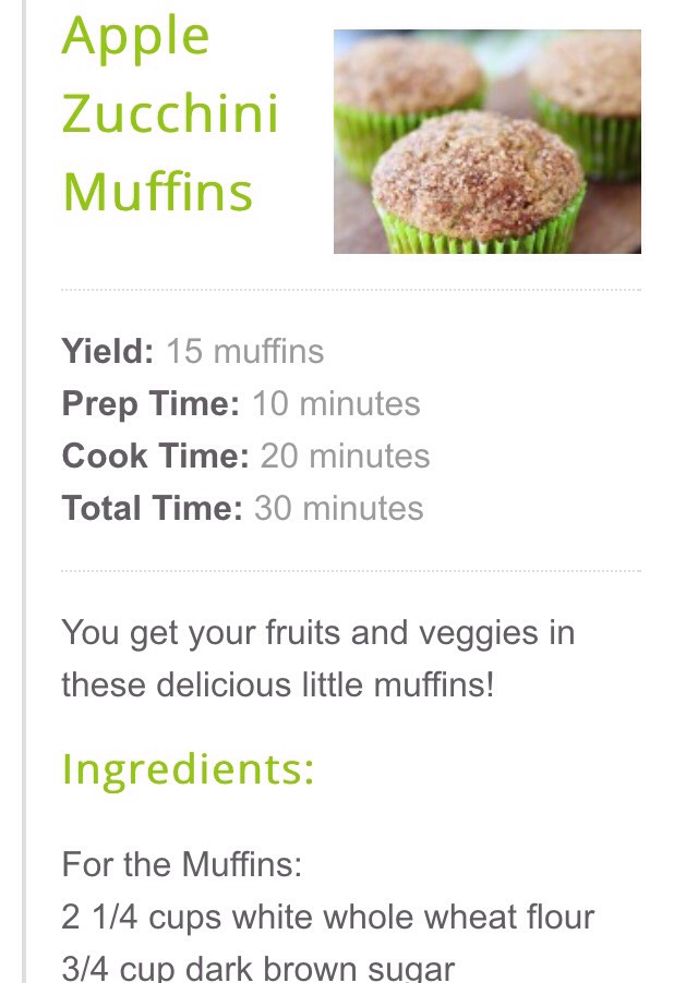 Healthy & Delicious Apple and Zucchini Muffins