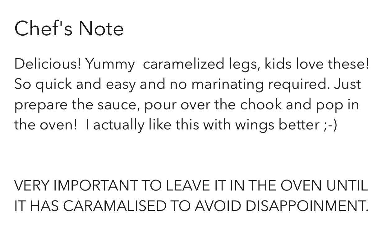 Carmelized Baked Chicken!!!!