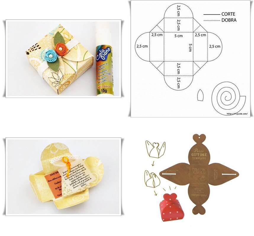 More Gift Boxes And Their Templates. 😊