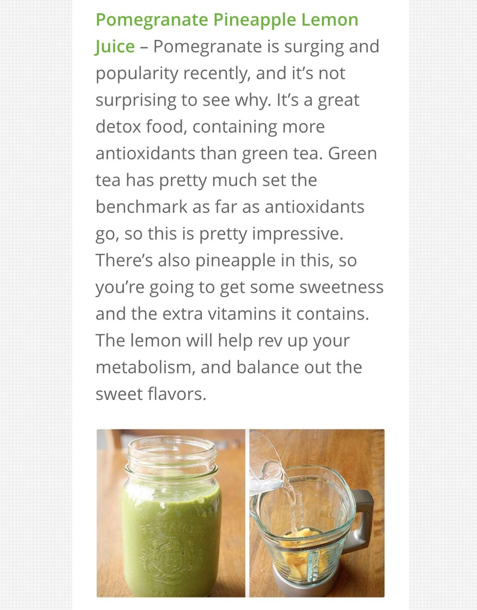 32 Detox Drinks! Good Luck!!