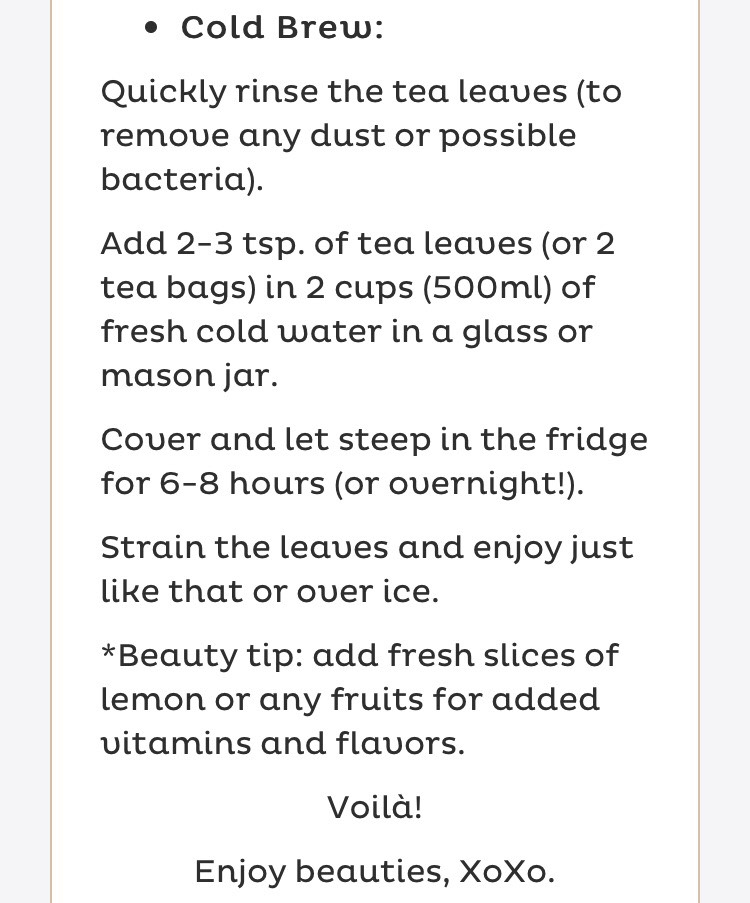Iced Tea Guide #summervibes