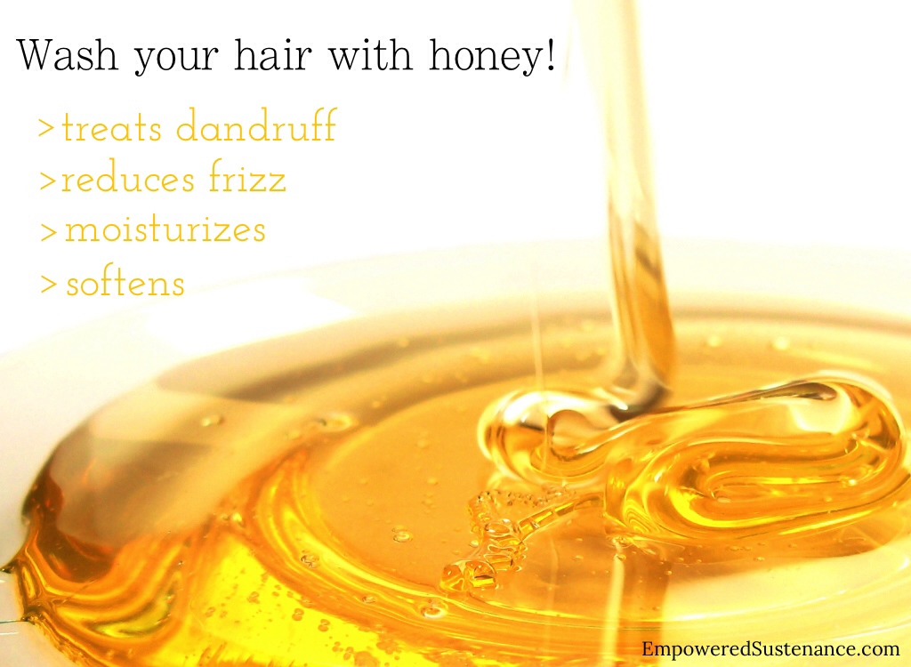 12. You can mix honey with your regular shampoo to wash your hair or apply just pure honey on the hair for 2 hours to condition and treat the damaged hair. Honey contains natural humectants that provide intense moisture to the hair.
