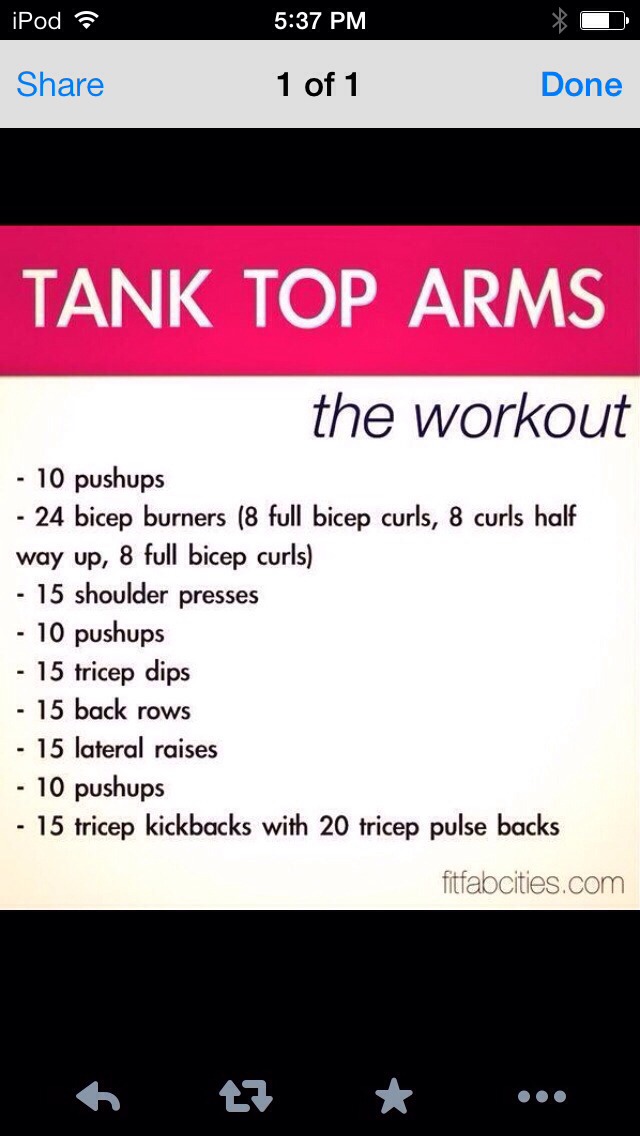 Stronger, as well as attractive, arms. Show the guys that girls can be pretty AND strong.