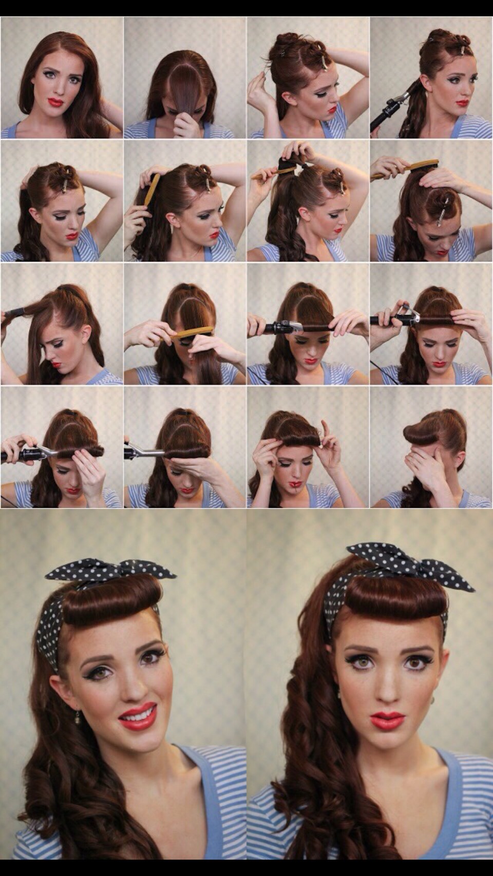 9 Vintage Hairstyles Step-By-Step
