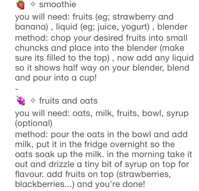 Quick Healthy Breakfasts ♥️