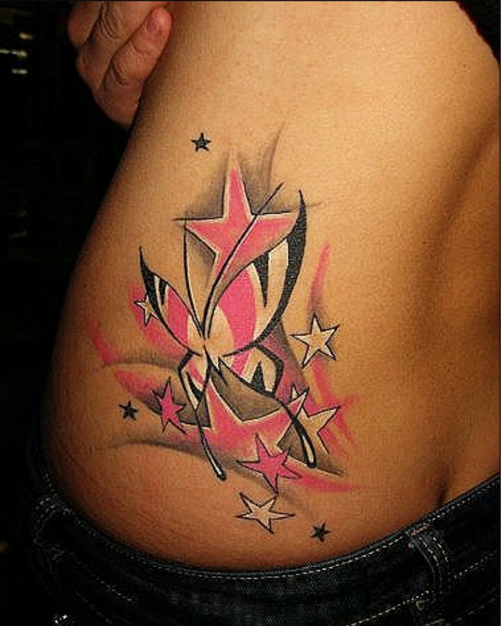 Beautiful Star Tattoos For Women! !!