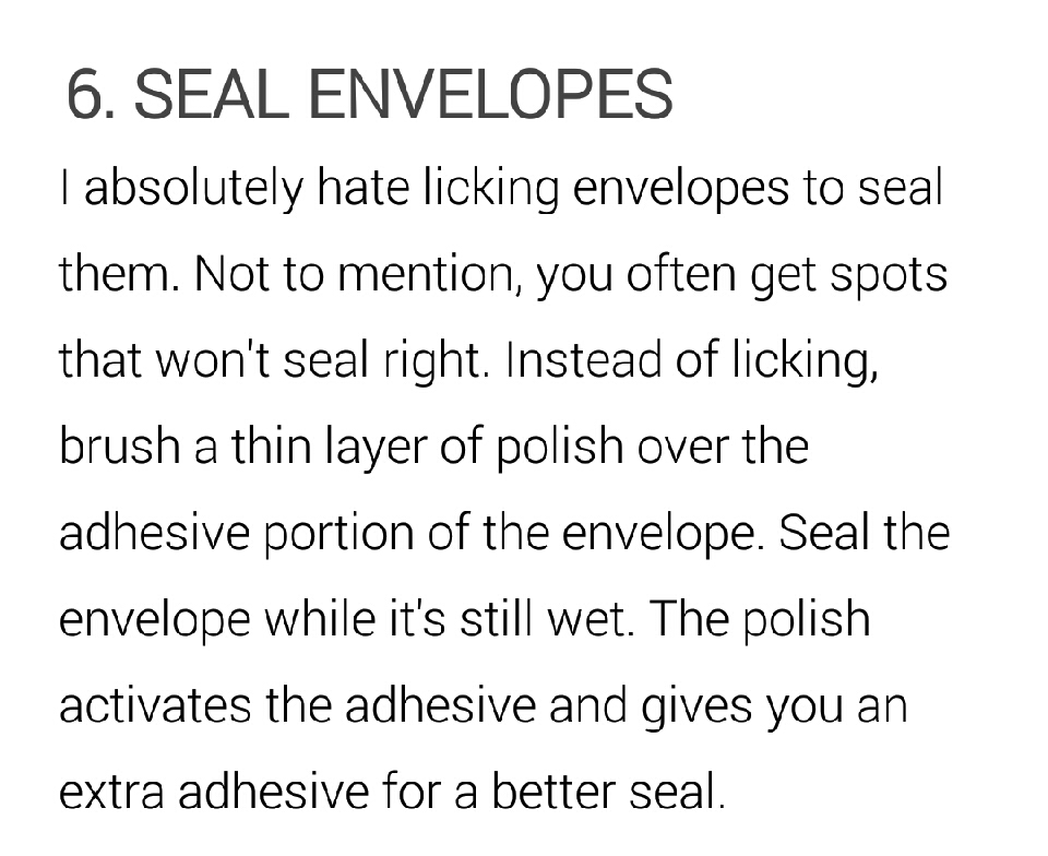 Genius Ideas To Use Clear Nail Polish On!