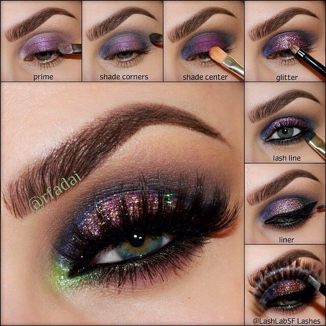 Galaxy Inspired Eye Makeup!!π