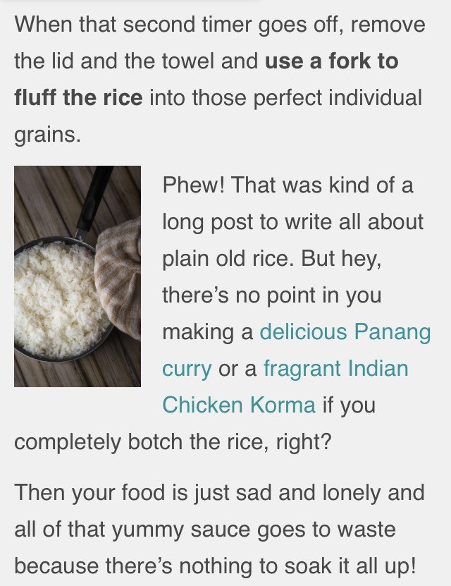 The Secret Trick For " Perfect" Rice 😋