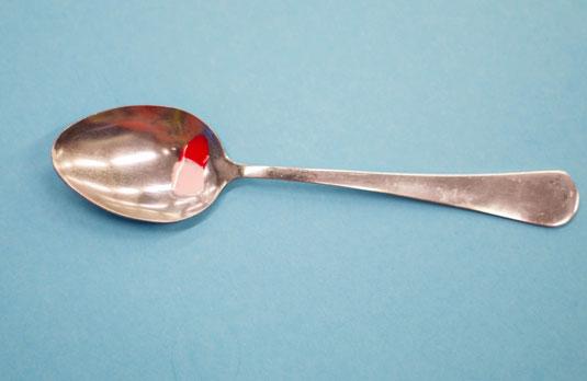 9. Use the cup of the spoon as a palette for nail art projects. Pour drops of the polish you're using into the spoon. This makes it easier to dip small tools into the paint for nail art designs. (Tip via Nail artist Simcha Whitehill aka Miss Pop.)
