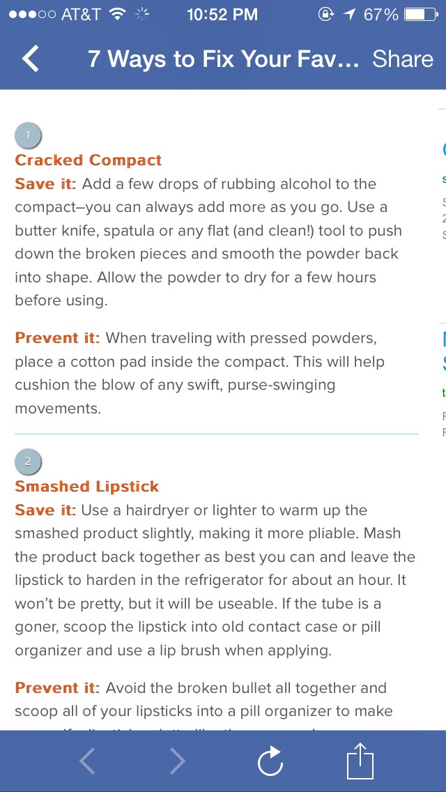 How to Fix Broken Beauty Products👍👍👍