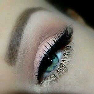 Beautiful Pink With Brown Smokey Eye Shadow Looks