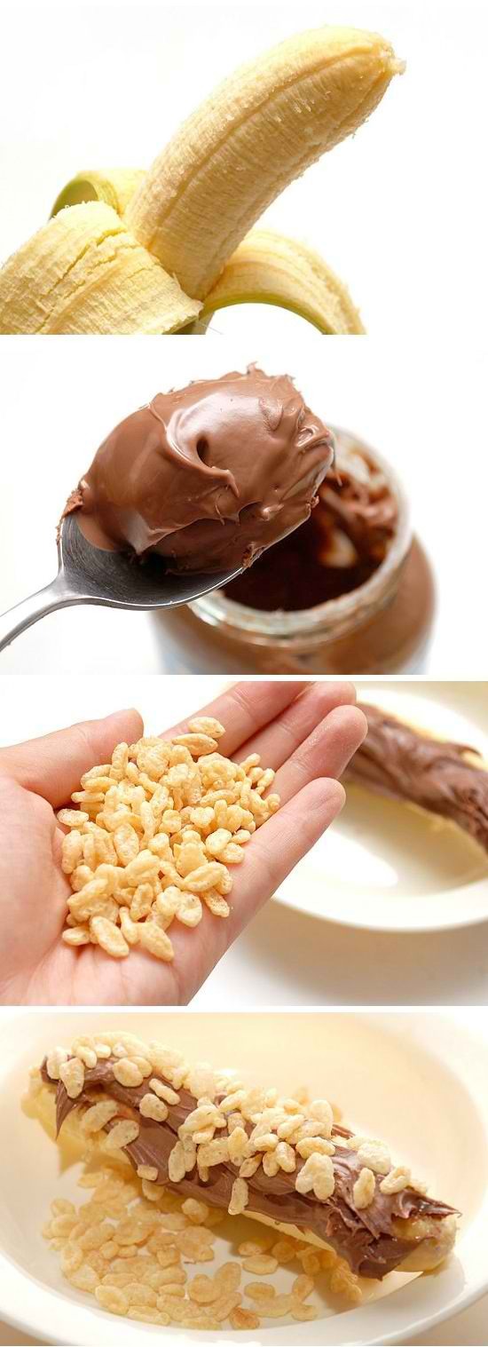 Nutella banana dessert