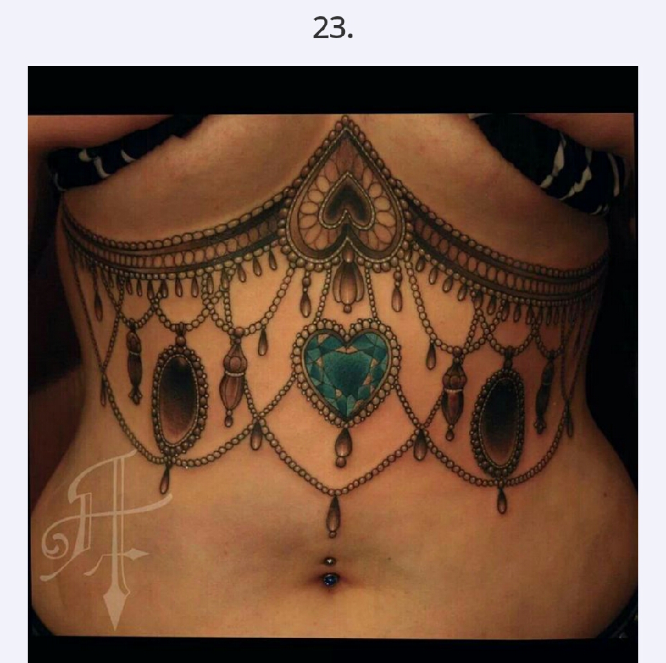 30 Sexy Under Breast Tattoos  You Won't  Be Able To Take Your Eyes Off Of!