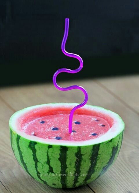 Watermelon smoothie nom nom 🍉