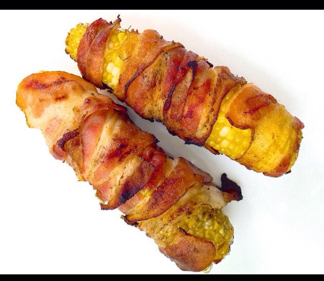 BACON-WRAPPED CORN