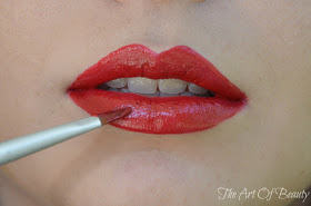 seven steps for perfect red lip