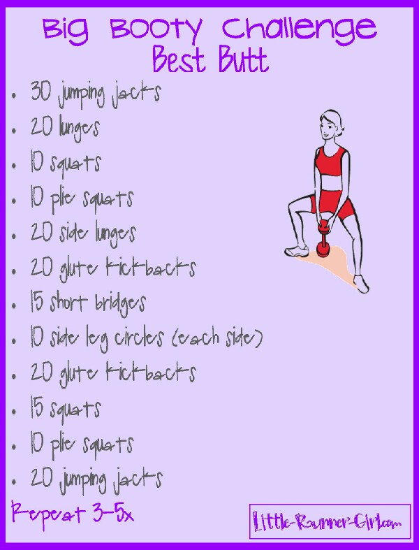 30 Day Sexy Legs & Butt Challenges