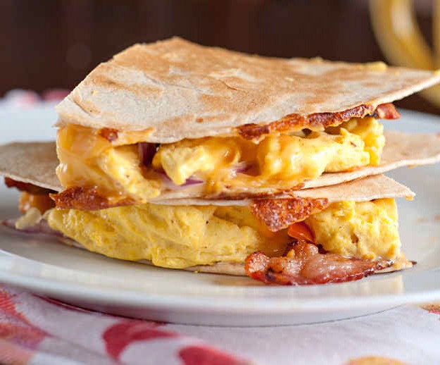 d. Breakfast (for Dinner!) Quesadilla