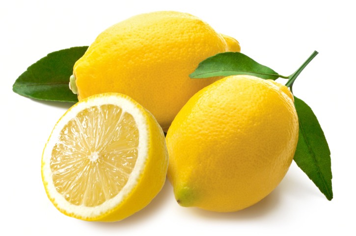 The juice of about half of a lemon.
