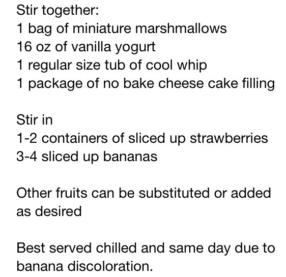 🍓🍌Strawberry Banana Cheesecake Salad! Yum!🍌🍓