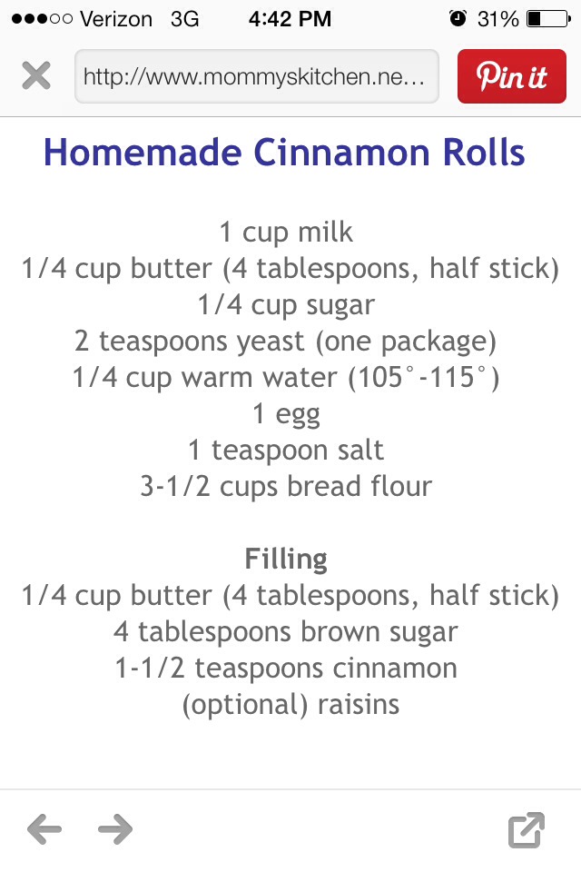Homemade Cinnamon Rolls