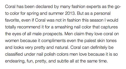 Fabulous Nail Polish Colors Men Love On Women
