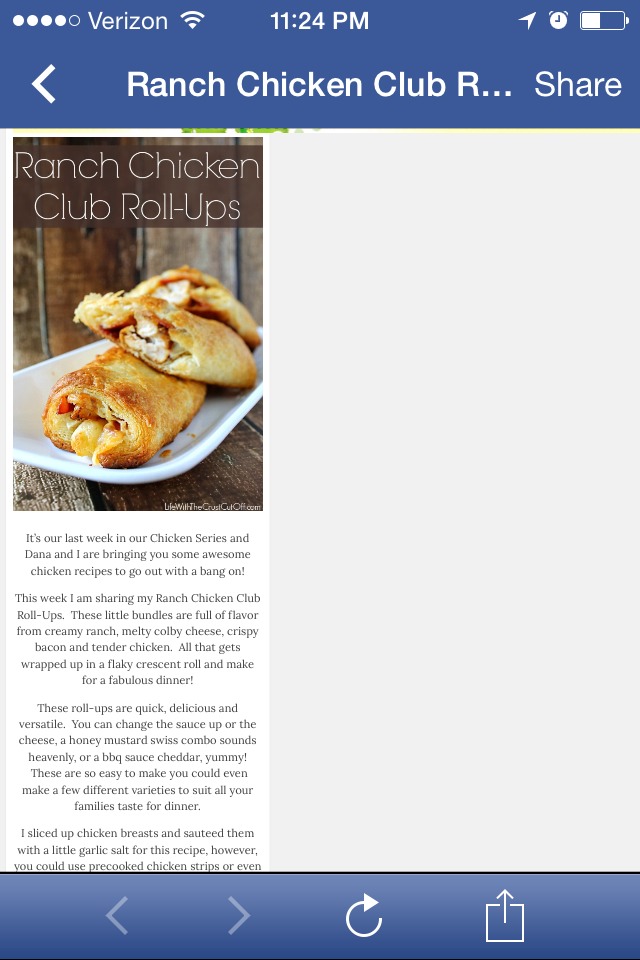Ranch Chicken Club Roll Ups ! #tipit