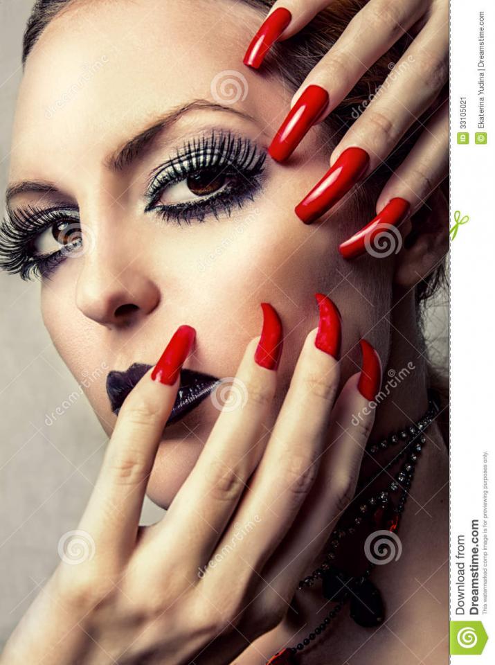 Girls love to have long nails, they feel more feminine. While guys may love that long natural nails are great for back scratching and opening up tiny things, they make some feel like they are dating Cruella De Ville.