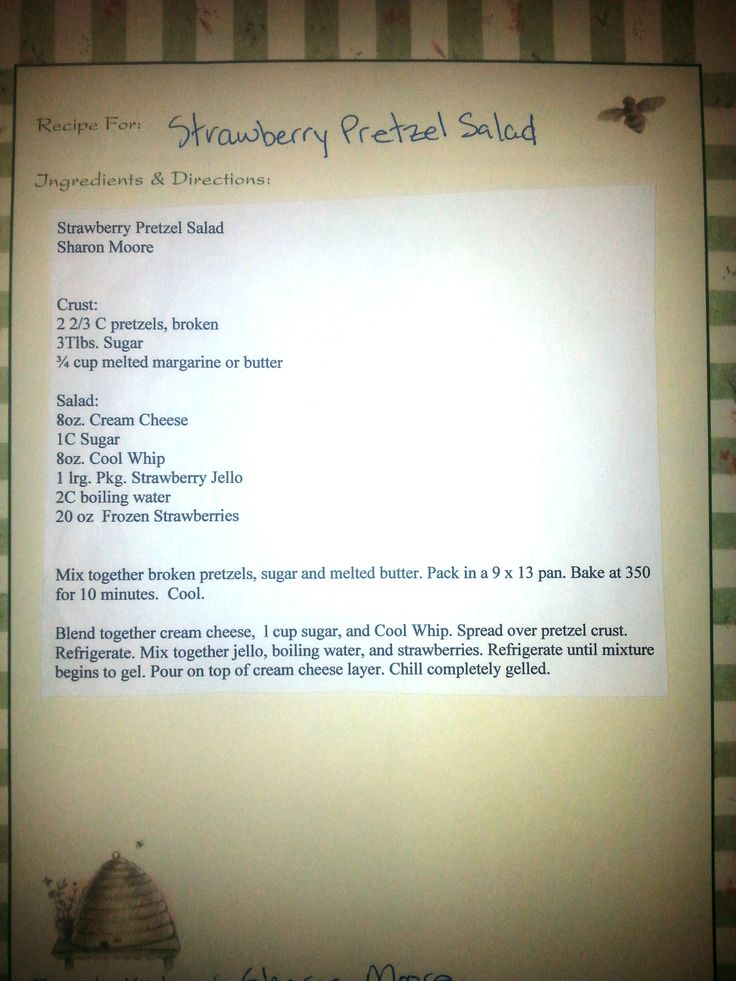 Delicious #Strawberry Pretzel Salad
