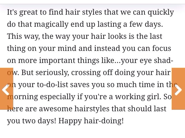 💖 12 Awesome Hairstyles That Will Last a Few Days 💖