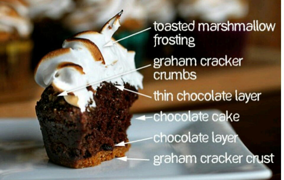 smore cupcakes