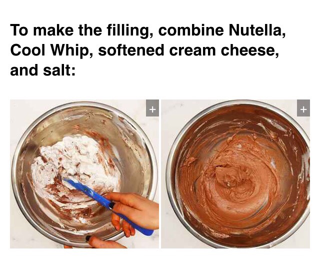 "No-Bake Nutella Pie With Oreo Crust" Yummy!