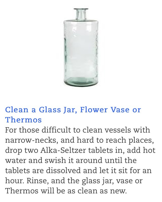 " 17 Alternative Uses For Alka- Seltzer"👌