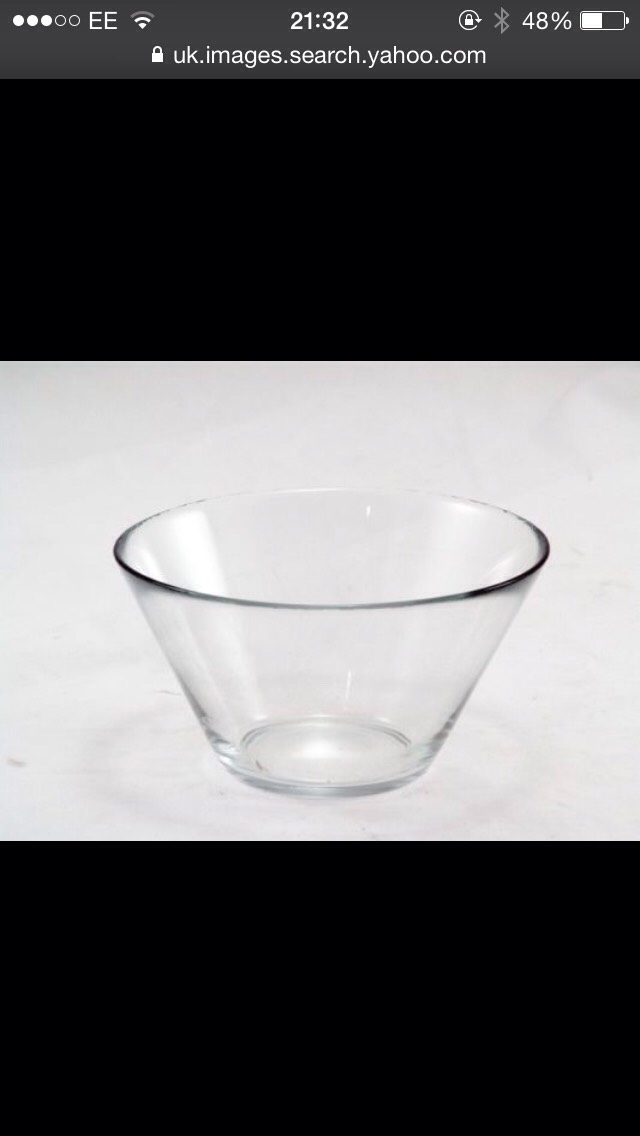 you will need a bowl.