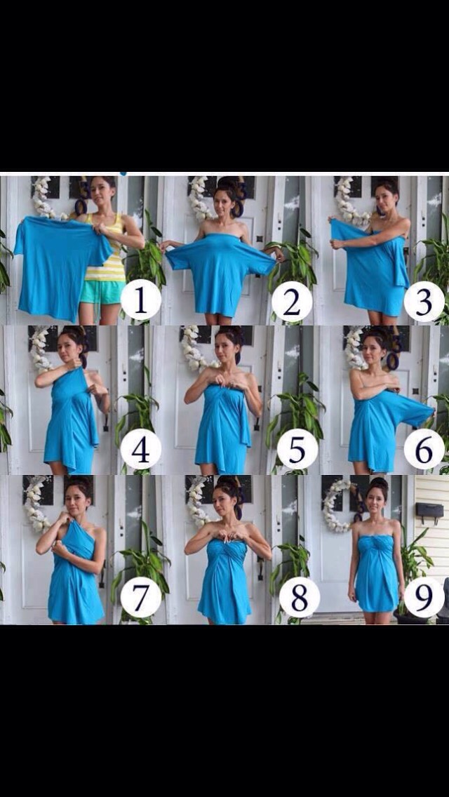 Creating Dresses Out Of Shirts