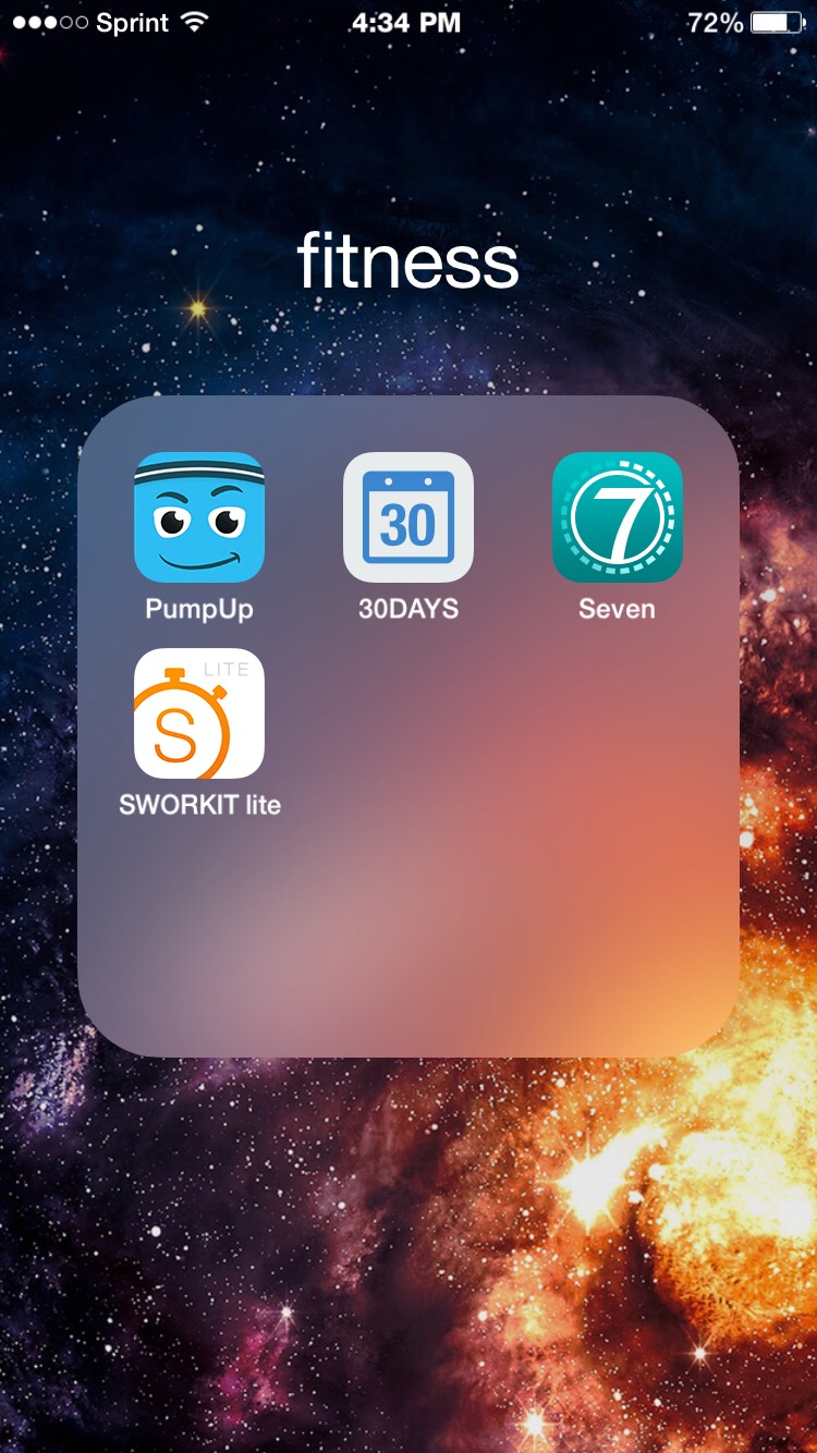 There's only 4 apps, but I love them all and i believe they're truly helpful. I use these along with my favorite fitness youtubers' videos to try to keep up my exercise!