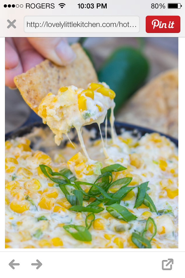 Hot Jalepeno Corn Dip!