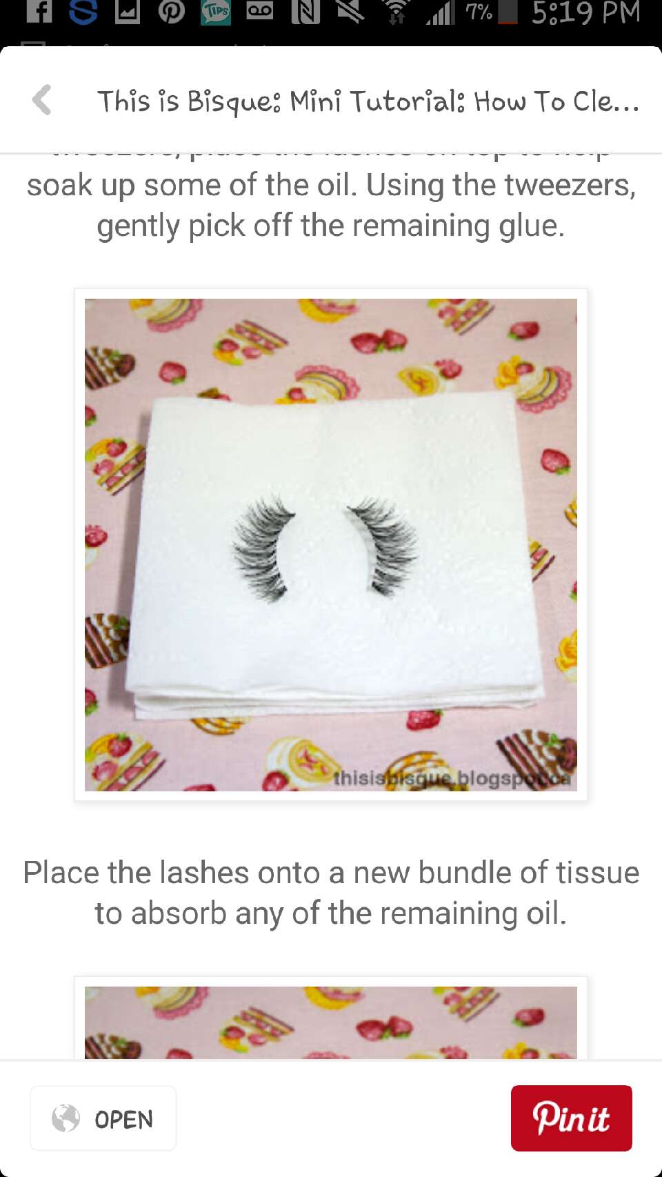 how to clean ur false lashes 
