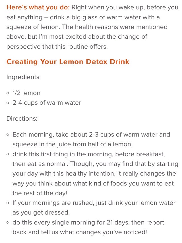 21 Days Morning Detox Routine👌😉
