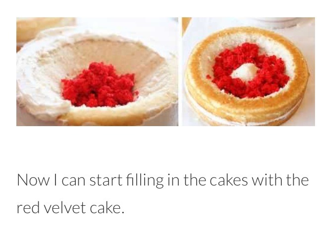 Surprise Heart Cake Tutorial. Includes Recipes For White Cake, Red Velvet Cake And White Frosting.
