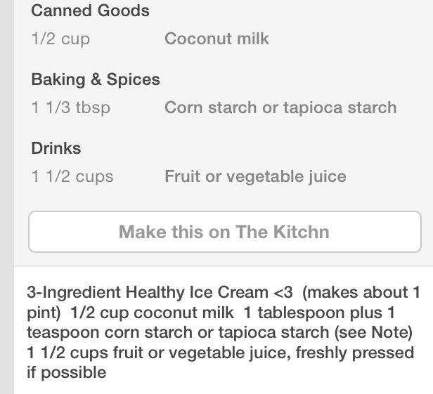 Healthy Ice Cream!