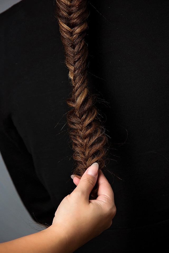❤️Day To Night Hairstyle | Mohawk Braid Into Fishtail Bun!❤️