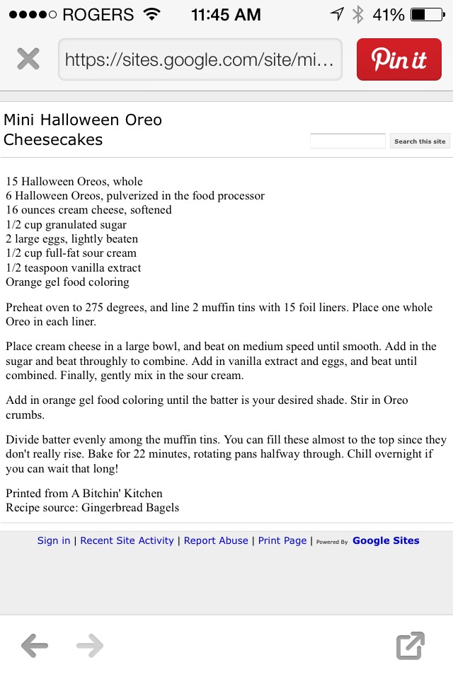 Mini Halloween Oreo Cheesecakes!