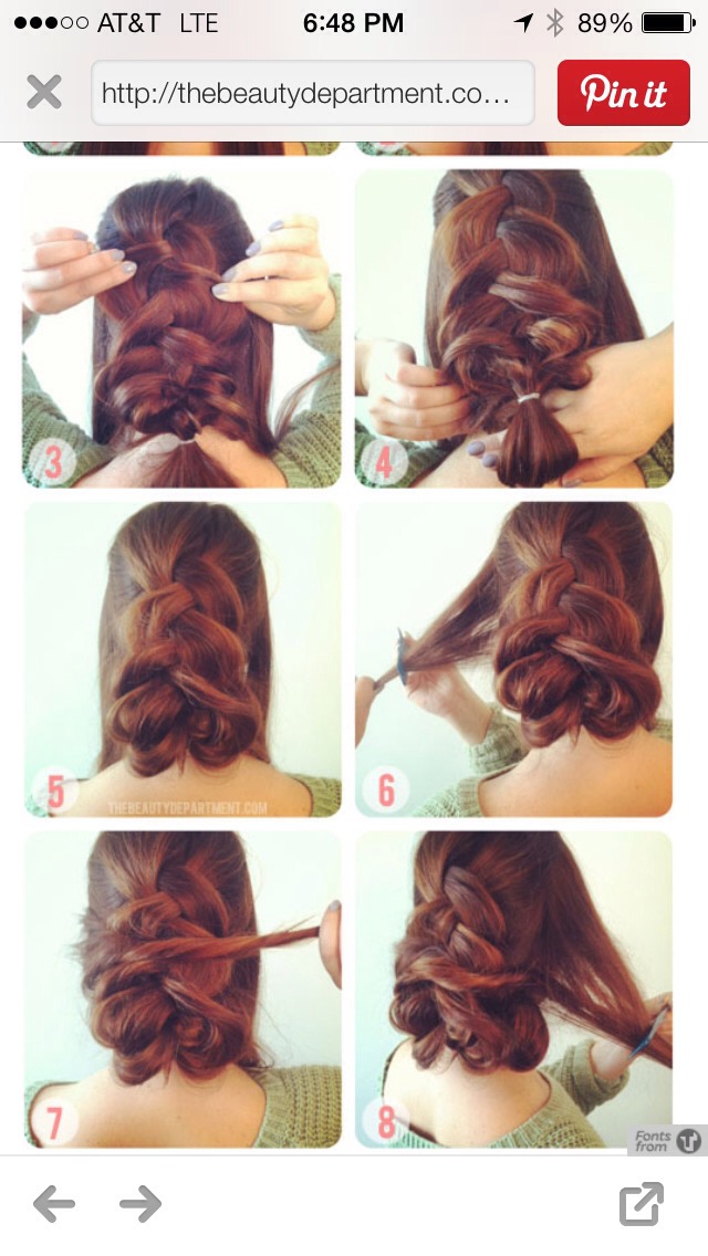 Inside Out French Braid and 2 Twist💁💁💁