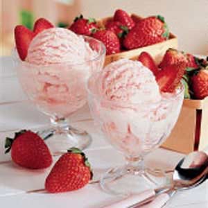 Strawberry Ice cream Recipe 