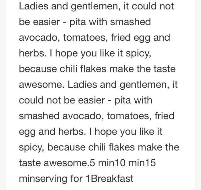 🍕🍳Healthy Pita With Avocado & Fried Egg A'la Fast Breakfast Pizza🍳🍕