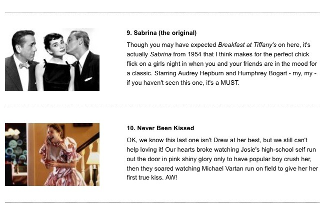 Top 10 Chick Flicks Perfect For Girls Night 🎥