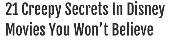 💥2⃣1⃣ Creepy Secrets In Disney Movies You Won't Believe💥